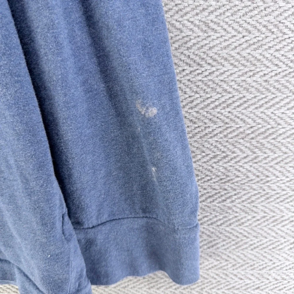 Polo Ralph Lauren Mens XL Blue Long Sleeve V-Neck T-Shirt Classic Fit Pony Logo